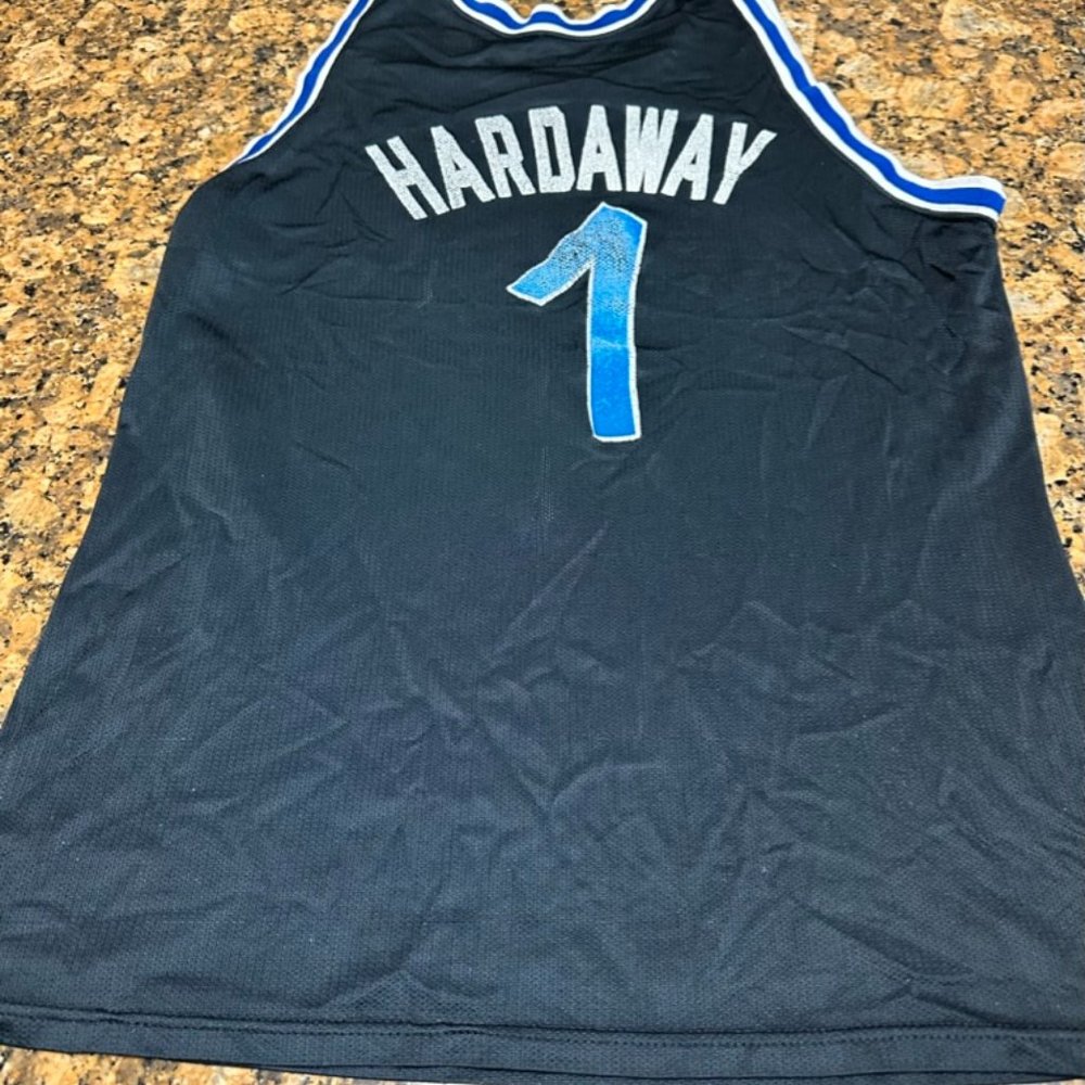 1990s Vintage Champion NBA Anfernee Penny Hardaway Orlando Magic Jersey Size 48
